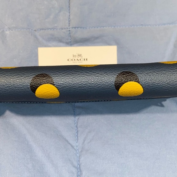 New - Coach Wallet…Navy Blue w/mustard color dots.
Fun & Playful!! - Picture 4 of 5